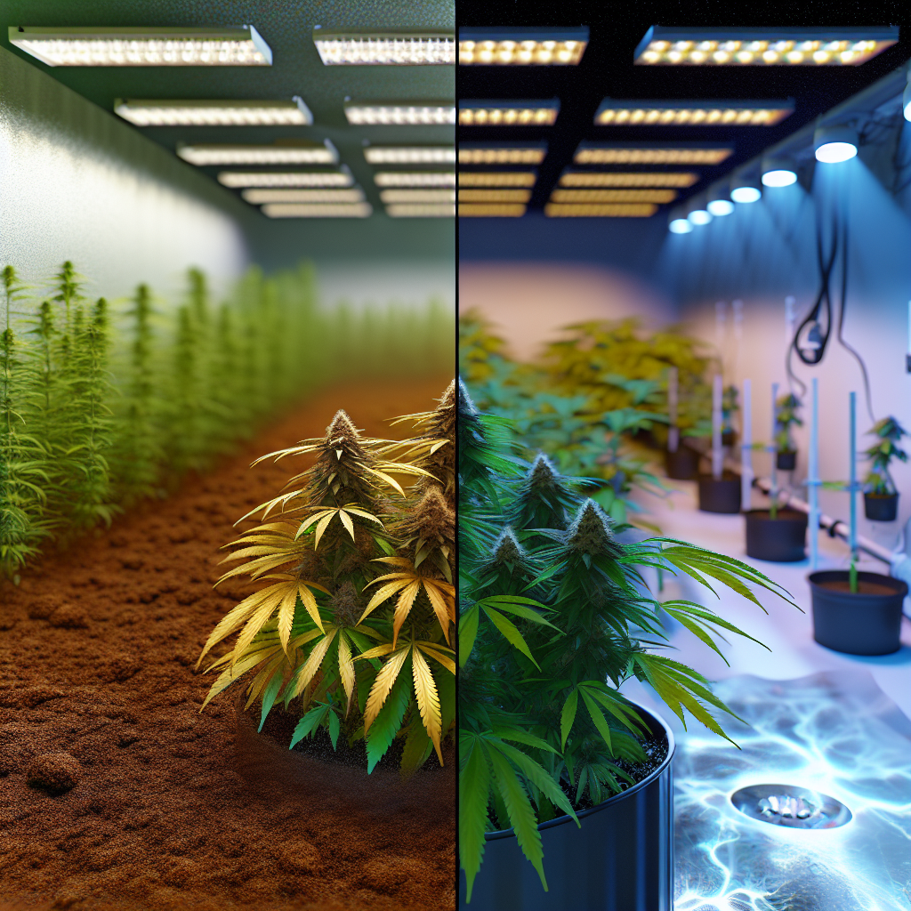 Weed Anbau Zuhause: Erde oder Hydroponik – Was ist besser für Cannabis?