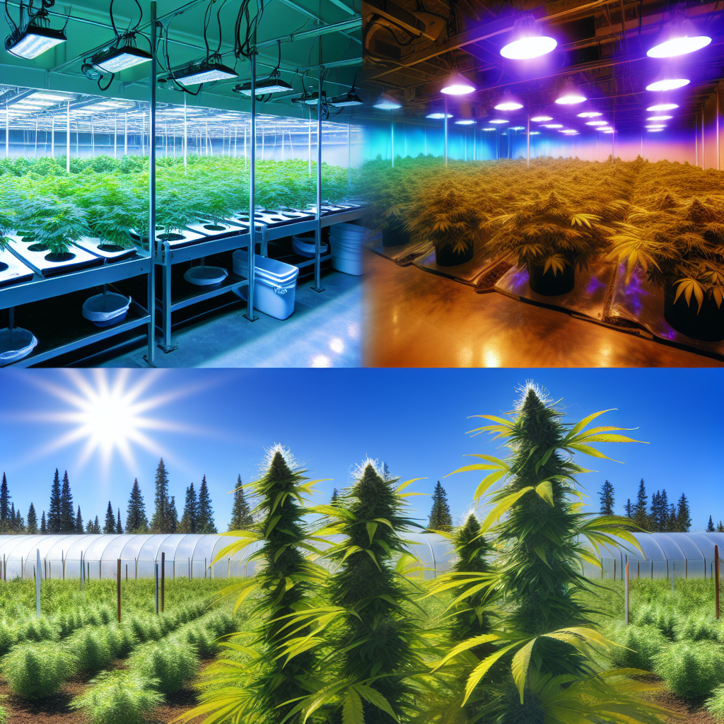 Indoor vs. Outdoor Weed Anbau: Platzbedarf verstehen