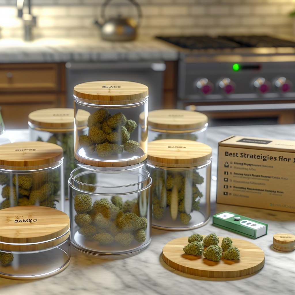 Effektive Cannabis-Aufbewahrung und Lagerung in luftdichten Behältern