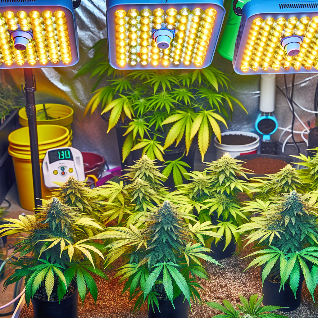Effektive Installation und Setup von LED Grow Lampen für Weed Anbau