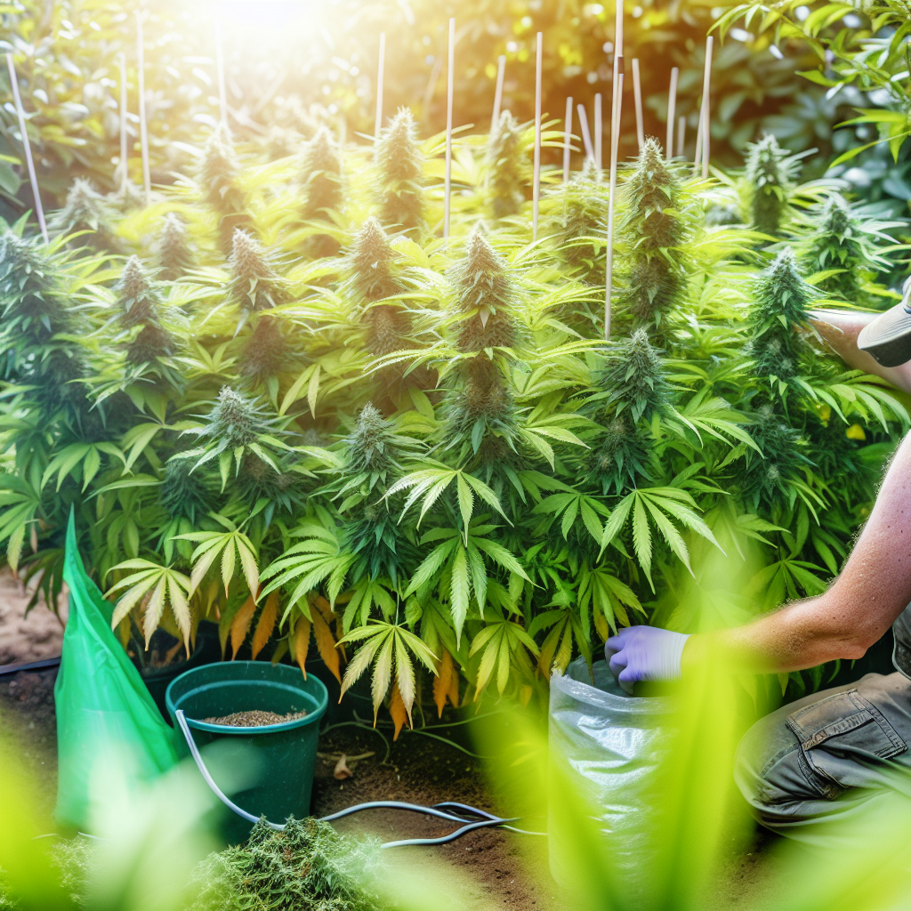 Cannabis Düngemittel: Die Bedeutung der Ausspülung für Ihre Cannabis-Pflanzen