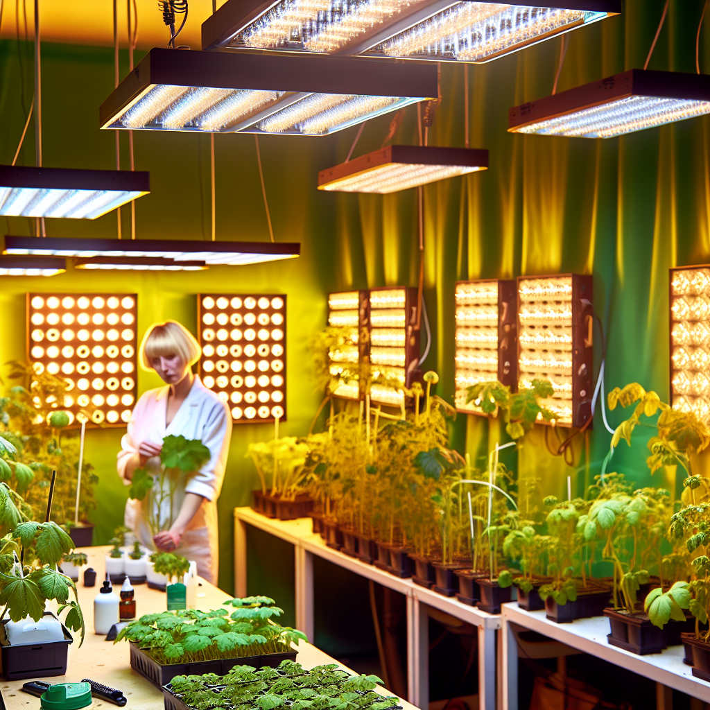 Optimale Installation und Setup von LED Grow Lampen für Weed Anbau