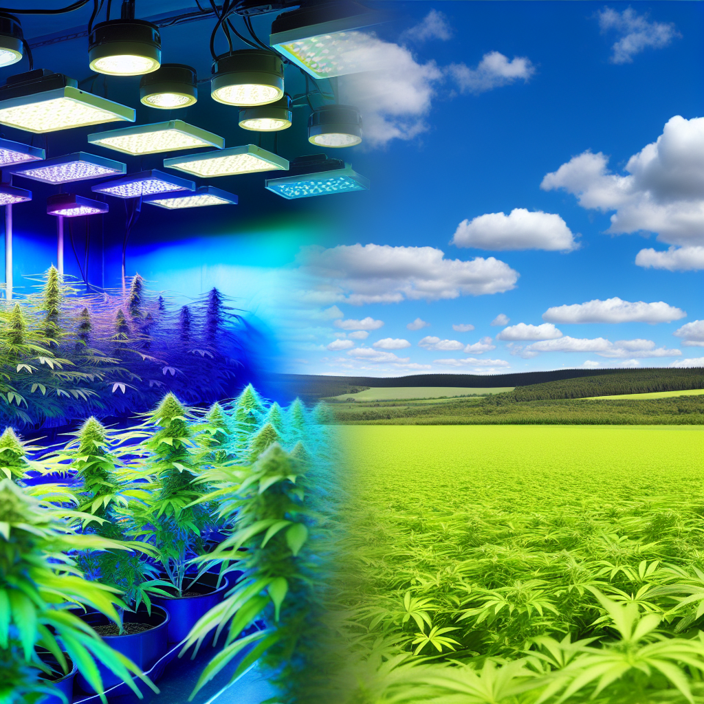 Ertrag: Indoor vs. Outdoor Weed Anbau im Detail